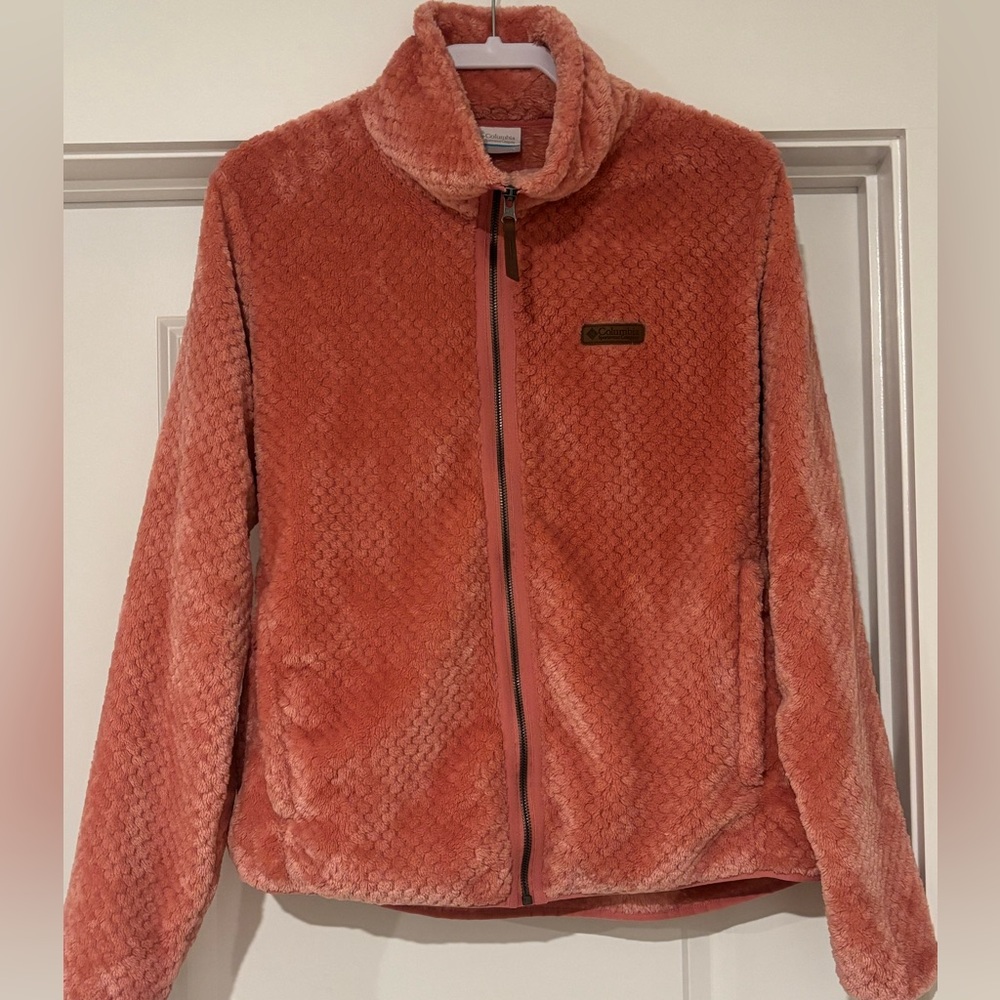 Columbia Pink Sherpa Zip Jacket - Picture 4 of 9